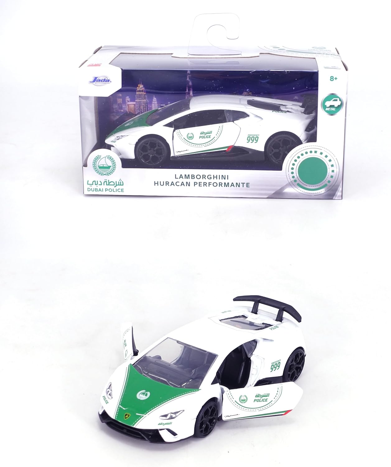 Jada Lamborghini Dubai Police Die-Cast Model Car