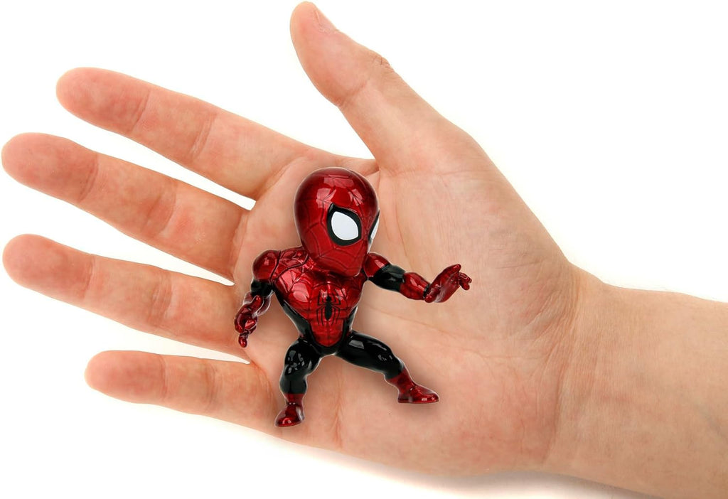 Jada Toys Marvel Spider-Man Figure (1 Piece) - 1 of 4 Collectible Metal Figures (Spider-Man, Venom, Green Goblin or Toxin) for Fans and Collectors from 8 Years, Wave 3, Random Selection, 6.5 cm