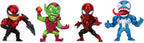 Jada Toys Marvel Spider-Man Figure (1 Piece) - 1 of 4 Collectible Metal Figures (Spider-Man, Venom, Green Goblin or Toxin) for Fans and Collectors from 8 Years, Wave 3, Random Selection, 6.5 cm