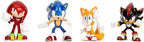 JADA -Sonic The Hedgehog 253251041 2.5" Collectible Video Game Figures