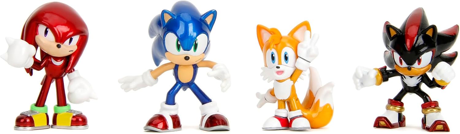 JADA -Sonic The Hedgehog 253251041 2.5" Collectible Video Game Figures