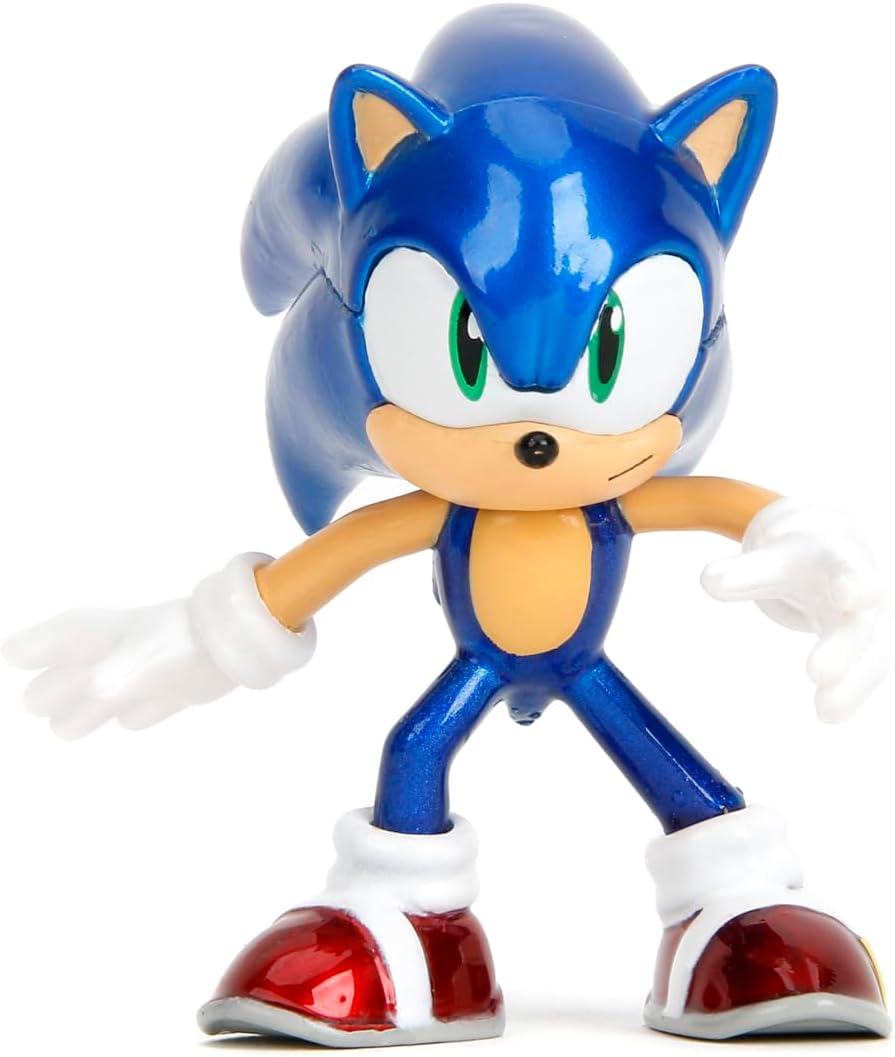 Jada - Metal Figures - Sonic - 4 Figurines - Iconic Characters - Sonic