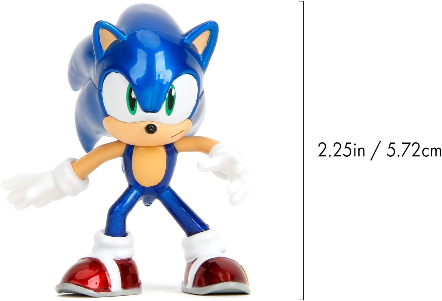 Jada - Metal Figures - Sonic - 4 Figurines - Iconic Characters - Sonic