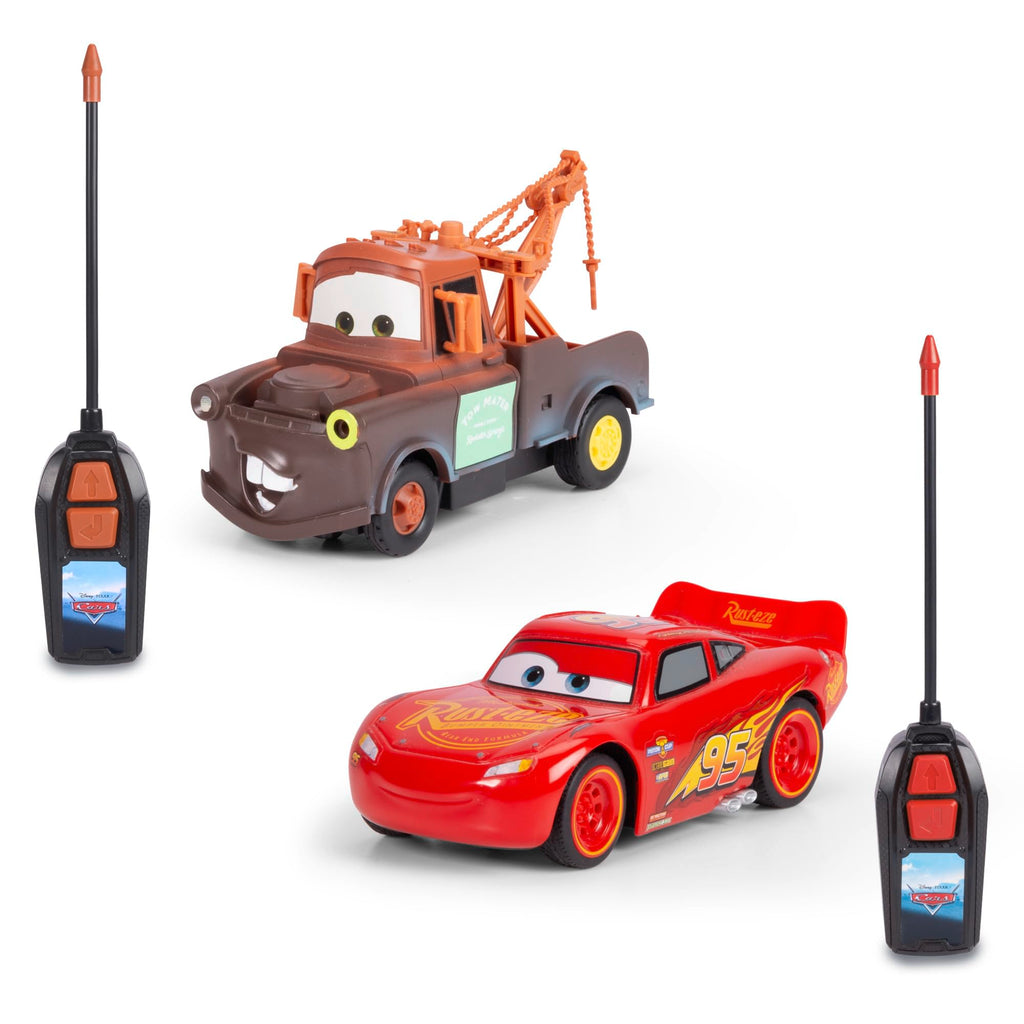 Jada Toys Cars RC Cars Lightning McQueen & Hook (Mater) by Disney Pixar