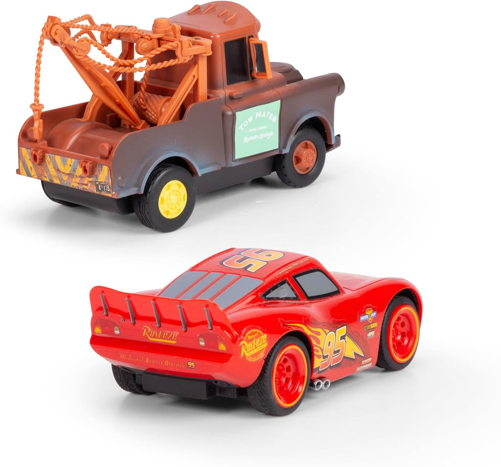 Jada Toys Cars RC Cars Lightning McQueen & Hook (Mater) by Disney Pixar