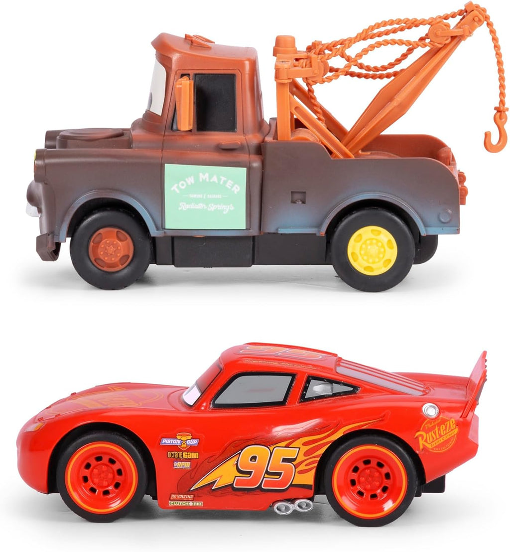Jada Toys Cars RC Cars Lightning McQueen & Hook (Mater) by Disney Pixar