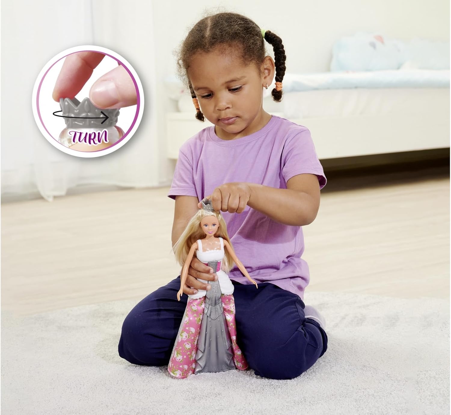 Simba - Steffi Love Magic Princess - Model Doll 29 cm - Magic Dress -