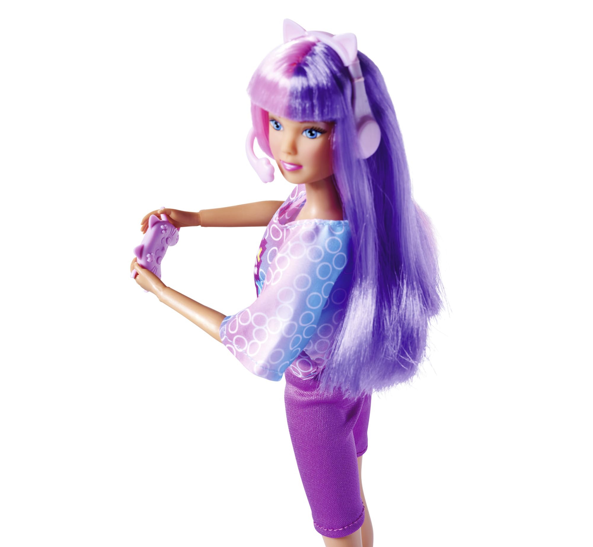 Simba Steffi Love Girl 105733704 Play Doll with Headphones and Game