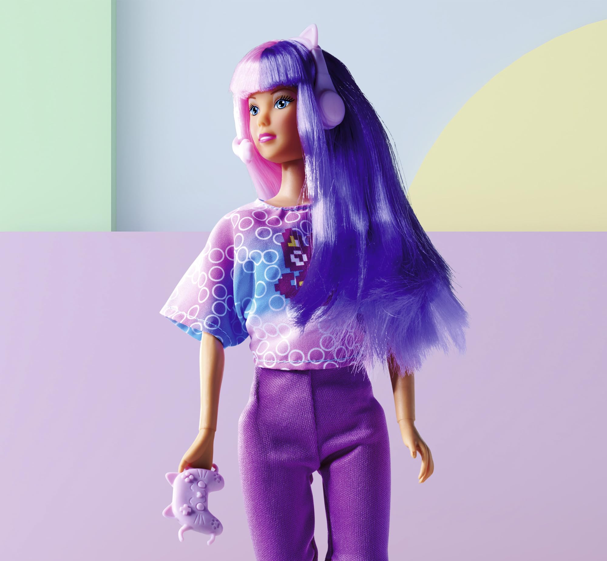 Simba Steffi Love Girl 105733704 Play Doll with Headphones and Game