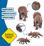 Schleich Dinosaurs 4" Realistic Triceratops Dinosaur Figure