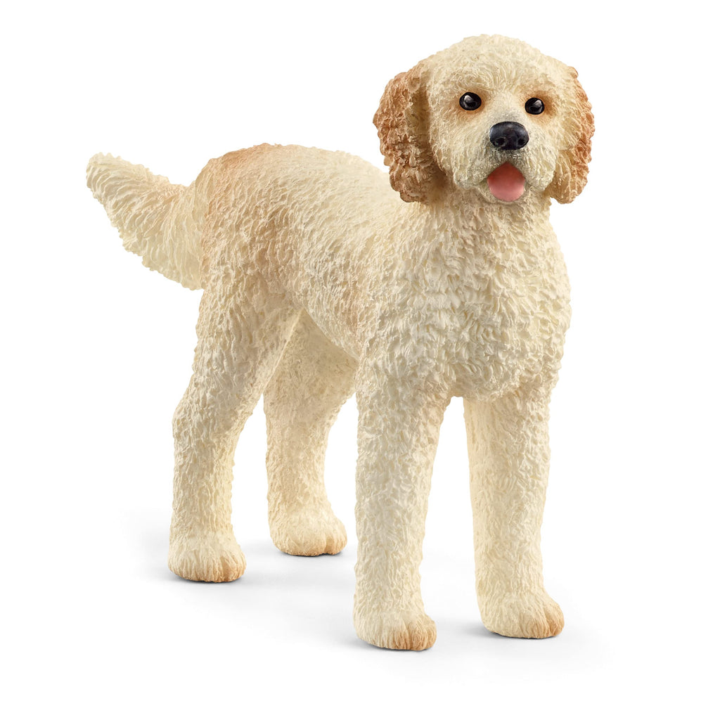 Schleich Farm World Goldendoodle Dog Figurine