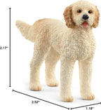 Schleich Farm World Goldendoodle Dog Figurine