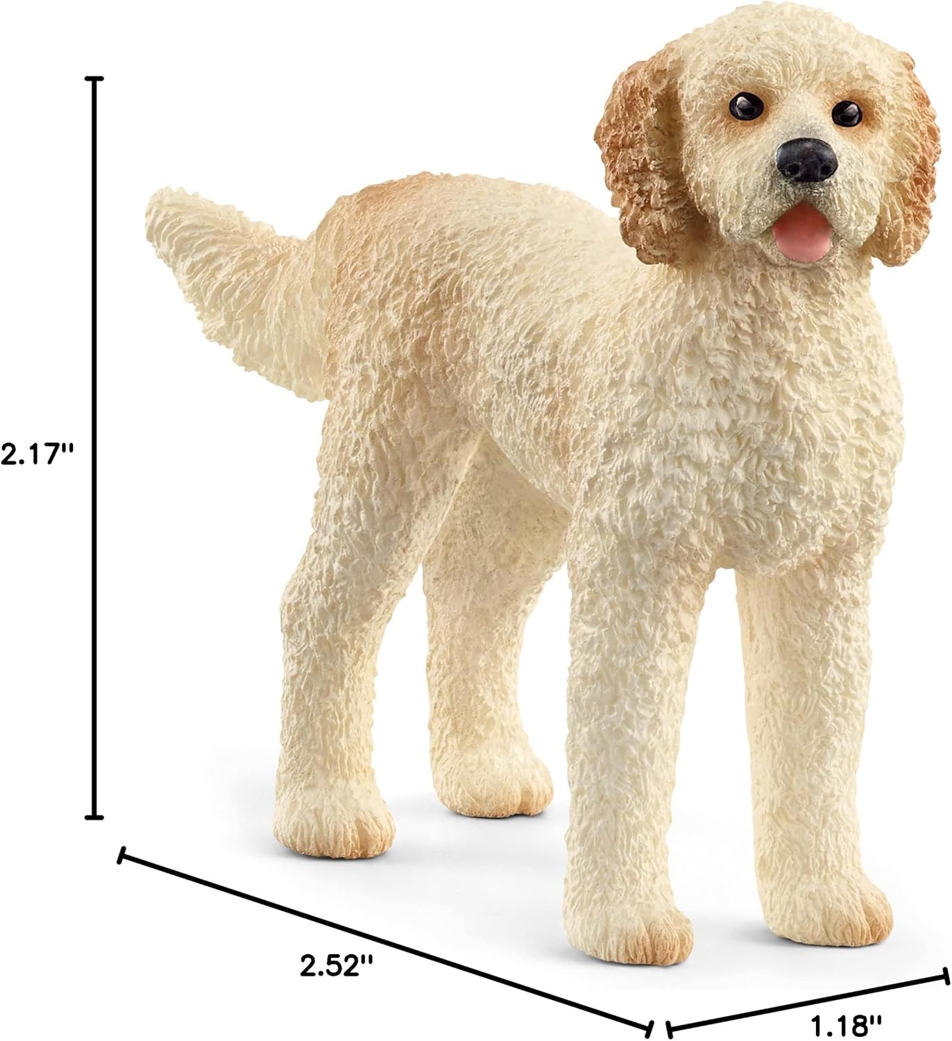 Schleich Farm World Goldendoodle Dog Figurine