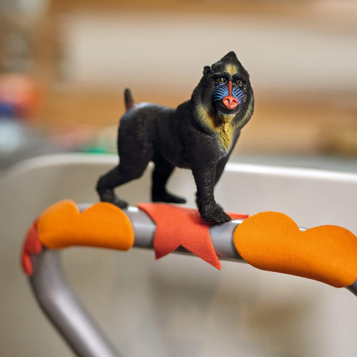 Schleich Wild Life Realistic Mandrill Monkey Figurine