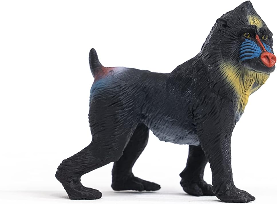 Schleich Wild Life Realistic Mandrill Monkey Figurine