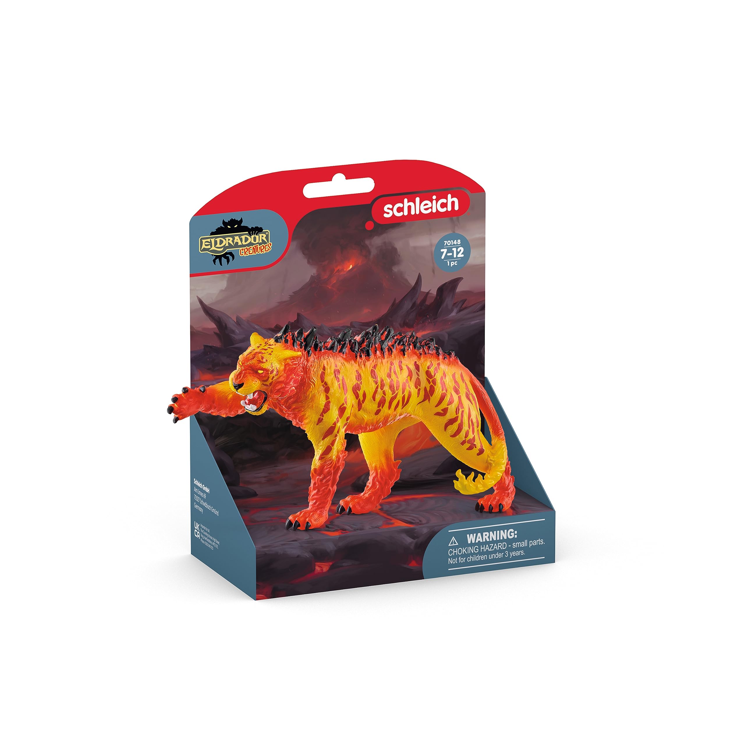 SCHLEICH 70148 Lava Tiger Eldrador Creatures Toy Figurine for children