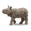 Schleich Wild Life Realistic Baby Indian Rhinoceros Figurine