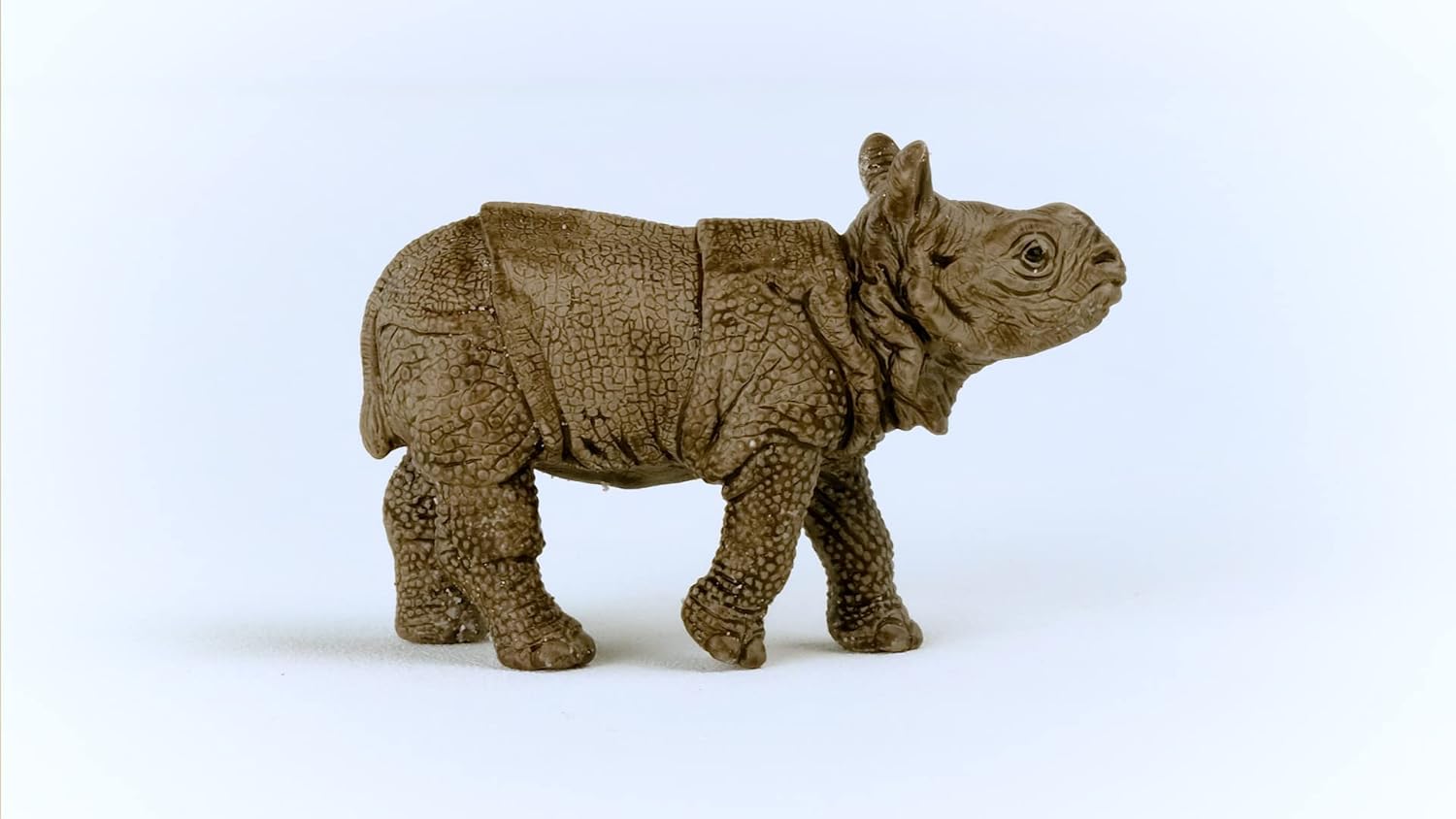 Schleich Wild Life Realistic Baby Indian Rhinoceros Figurine