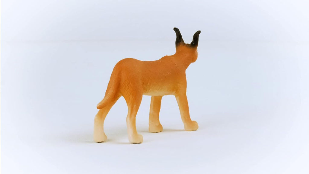 Schleich Wild Life Realistic Female Caracal Toy Figurine