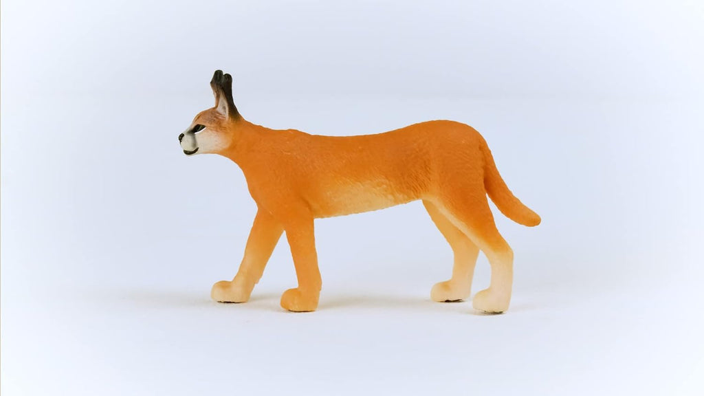 Schleich Wild Life Realistic Female Caracal Toy Figurine