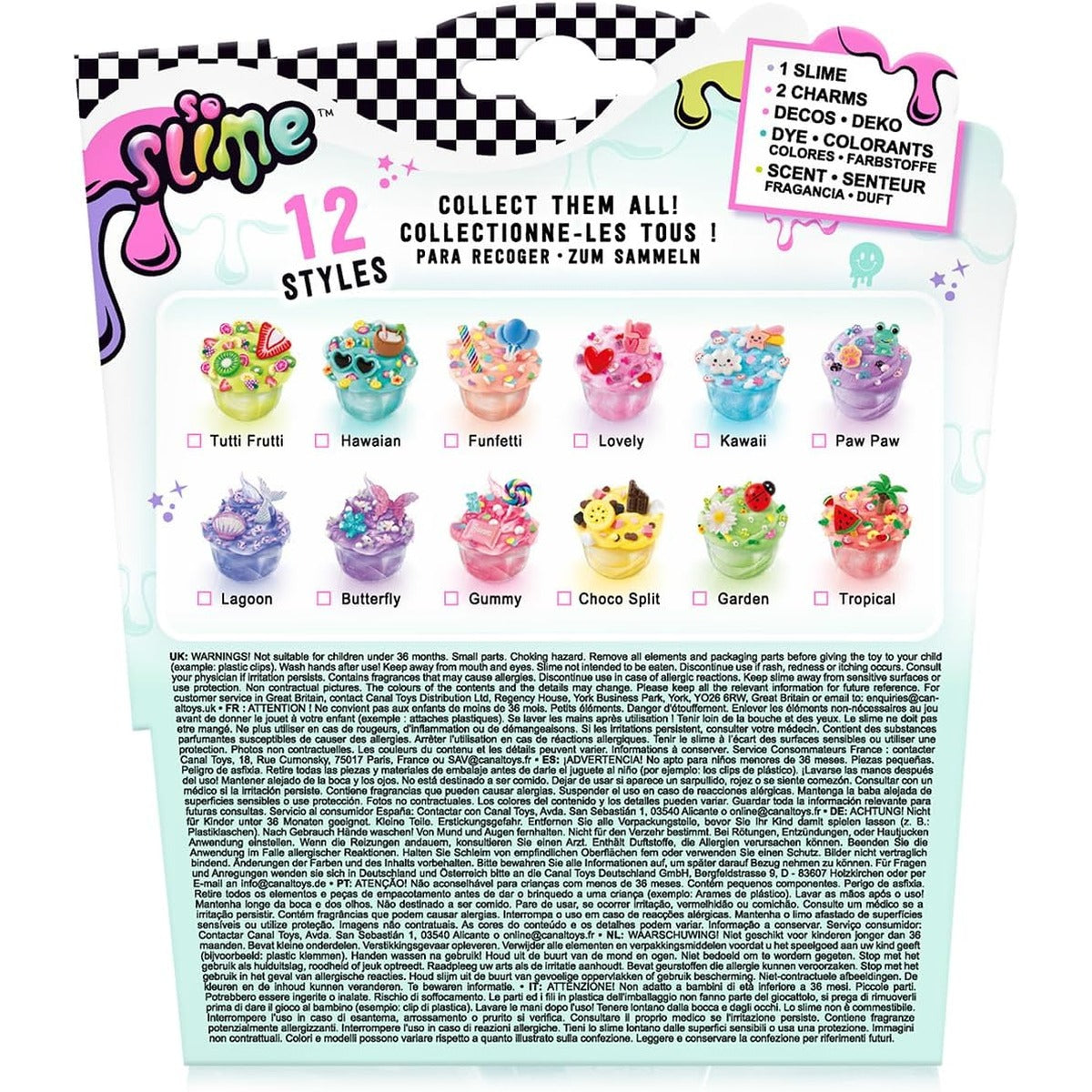 Canal Toys - So Slime - Slime Experience 1 Pack - An Ultra Personalized Creation - Choose Your Texture, Scent, Deco - Gift Idea for Children 6 Years+ - Creative Leisure - Imagination - SSC 409