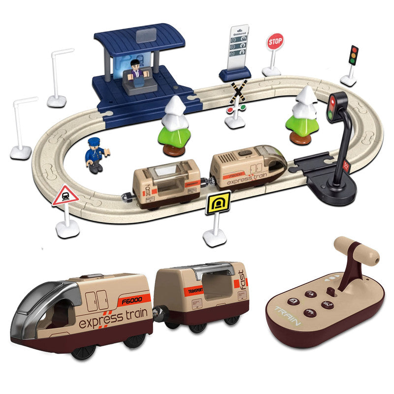 Choo Train - Remote Control Electric Train Track Set - 48 Pcs