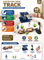 Choo Train - Remote Control Electric Train Track Set - 48 Pcs