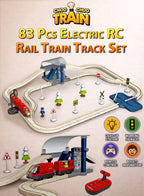 Choo Train - Remote Control Electric Train Track Set - 83 Pcs