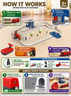 Choo Train - Remote Control Electric Train Track Set - 83 Pcs