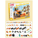 Feelo - 6-In-1 Urban Engineering Vehicle Big Building Block Set - Multicolor - 141 Pcs