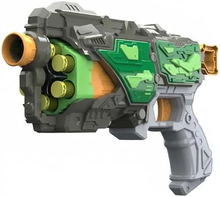 Hip Shot Ray Flame Power Dart Blaster for Kids, Includes 6