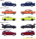 Majorette BMW Giftpack 5 Metal Cars 7.5 cm Set of 5 BMW Vehicles with 2 Exclusive Models