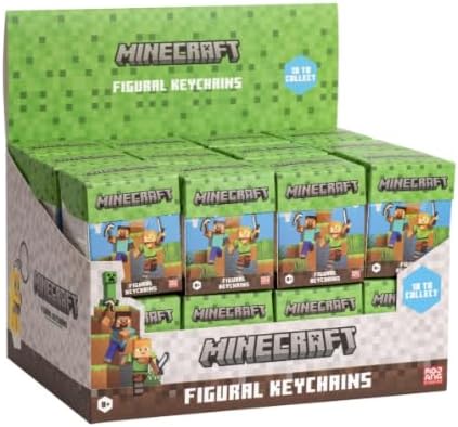Minecraft Figural Keychains Blind Box Asst. CDU