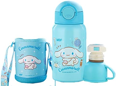 Everyday Delights Sanrio Cinnamoroll Stainless Steel Insulated Water Bottle with Cup