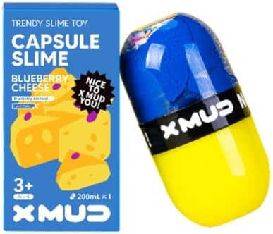 X Mud Capsule Slime, Blueberry Cheese