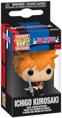 Funko Pop! Keychain: BLEACH - Ichigo Kurosaki - Bleach Novelty Keyring - Collectable Mini