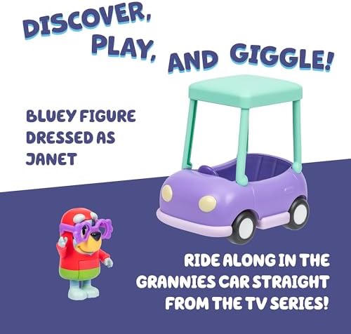 BLUEY S13 BASIC VEHICLE GRANNY CAR & JANET