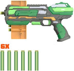 Hip Shot Phantom Edge Manual Dart Blaster for Kids, Includes 6