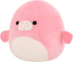 Squishmallows Original 14in Morlai the Coral Manatee - Official Jazwares Plush (Large)