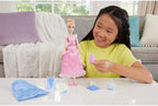 Mattel Disney Princess Toys, Cinderella Fashion Doll with 2 Looks, 9 Accessories, 2 Snap