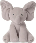 GUND Animated Flappy the Elephant Stuffed Animal Plush, Grey, 30.5 cm