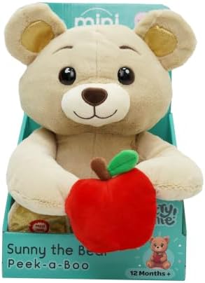MiniMelody Peekaboo Sunny the Bear Interactive Plush Toy with Music & Talking