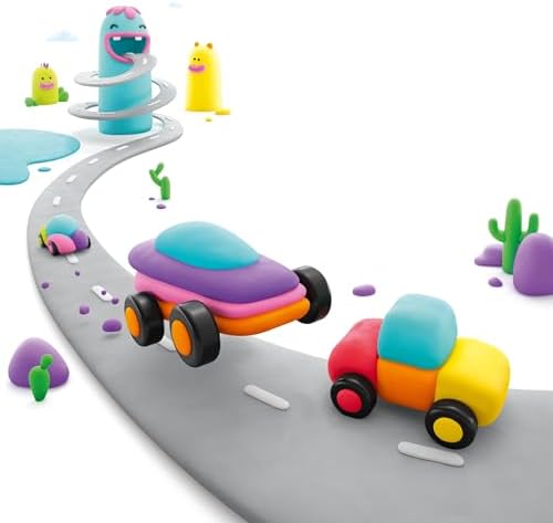 HEY CLAY - Happy Cars set 6 Cans