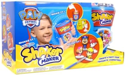 Shaker Maker Paw Patrol, Character Creation Magic Powder for Arts & Craft, Includes 4