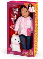 Our Generation Doll & Pomeranian Pup w/Accs, Ines & Jojo