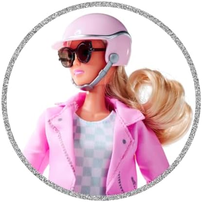 Simba Steffi Love Chic City Scooter Doll Set, 29 cm Fashion Doll with 27 cm Pink Scooter