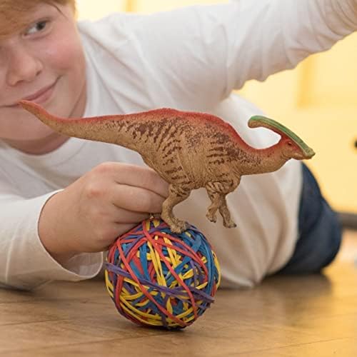 Schleich 15030 Dinosaurs Parasaurolophus Toy Figure, Multicolor
