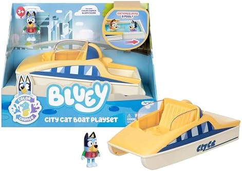 BLUEY S13 COLOR CHANGE BLUEY'S MOTORBOAT VEHICLE EXCLUSIVE