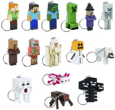 Minecraft Figural Keychains Blind Box Asst. CDU