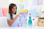 Mattel Disney Frozen Anna Fashion Doll Set Spin & Reveal with 11 Surprises Including 5